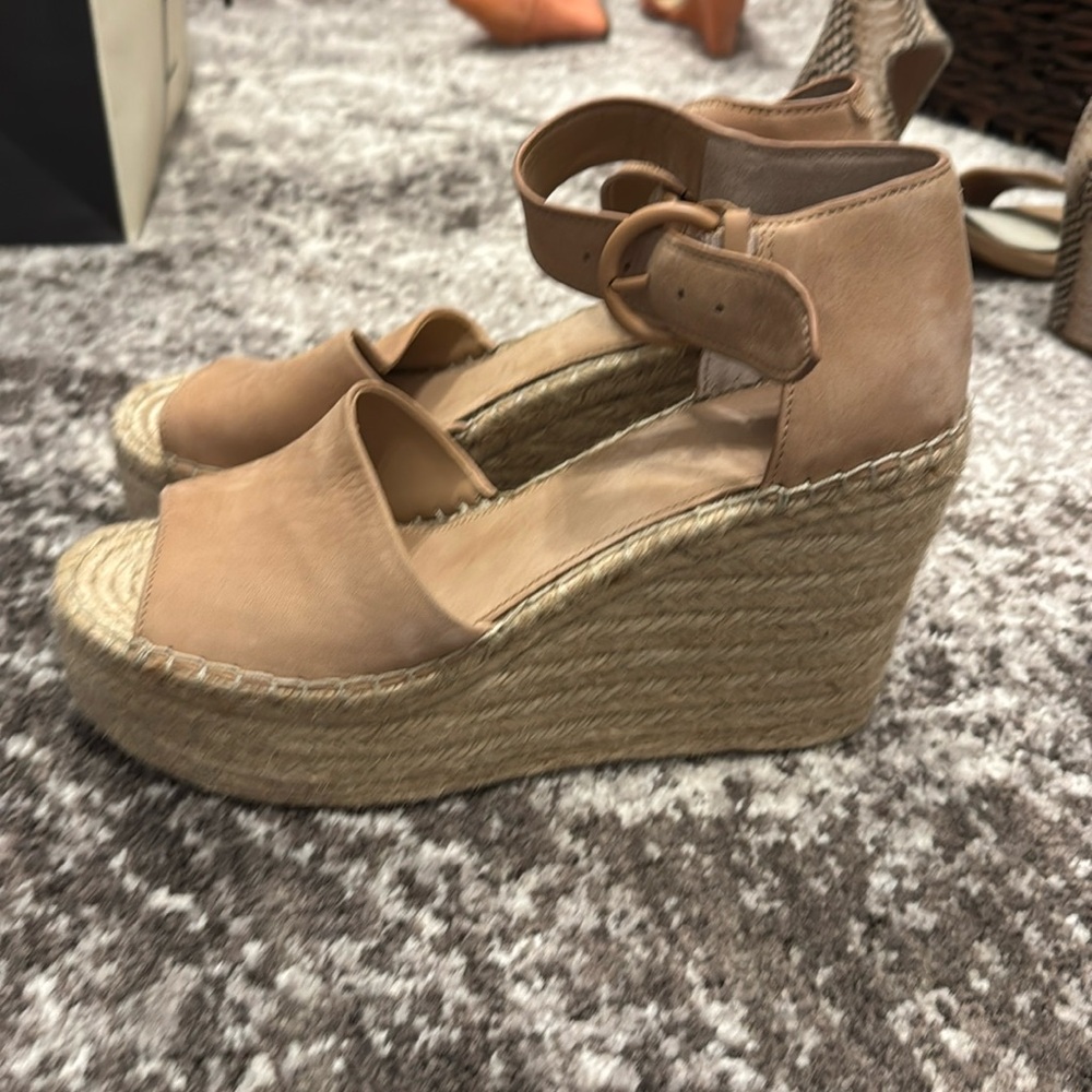 Marc fisher suede wedge